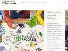 Tablet Screenshot of marketingprogress.com